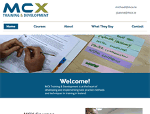 Tablet Screenshot of mcx.ie